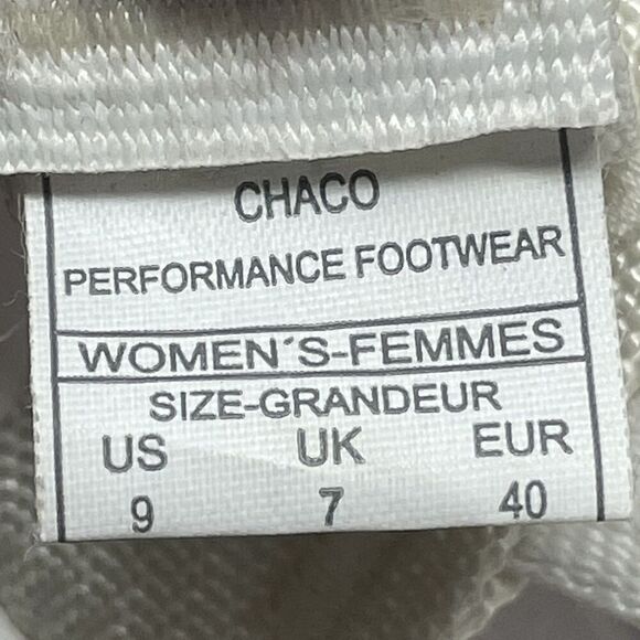 CHACO Chillos Women's Size 9 White Adjustable Strap Closed Toe Sandals Clogs - Picture 7 of 8
